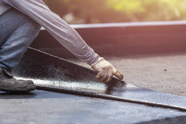 Professional Basement Waterproofing technician working in Brownsburg, IN